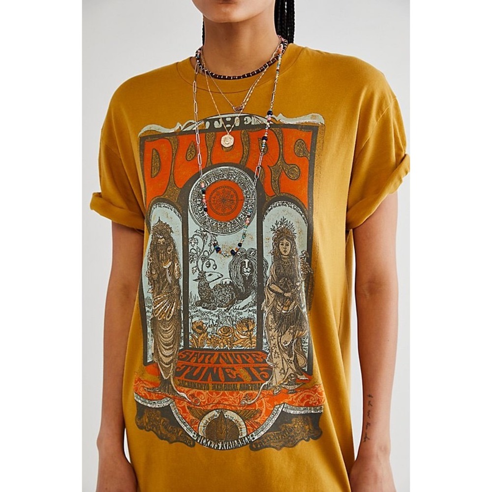 Daydreamer The Doors Sacramento Memorial Auditorium Graphic T-Shirt Dress S